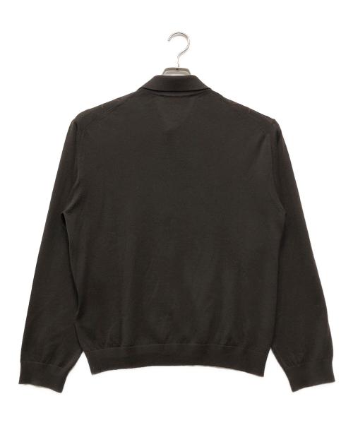 OUR LEGACY（アワーレガシー）OUR LEGACY (アワーレガシー) EVENING POLO CARDIGANS ブラウン サイズ:48の古着・服飾アイテム