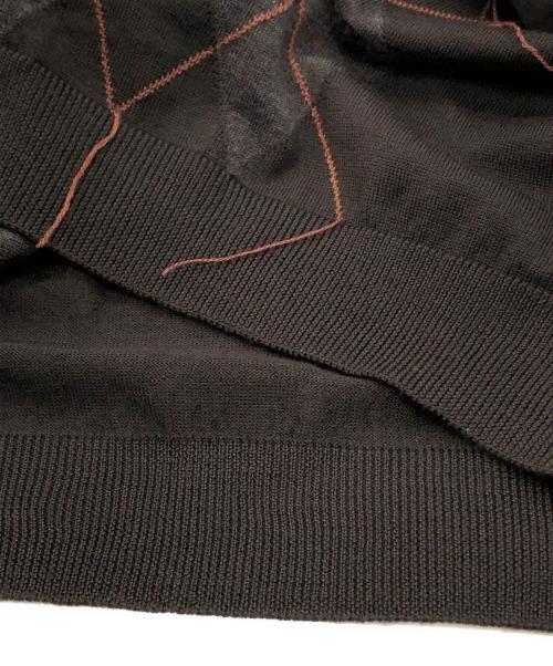 OUR LEGACY（アワーレガシー）OUR LEGACY (アワーレガシー) EVENING POLO CARDIGANS ブラウン サイズ:48の古着・服飾アイテム