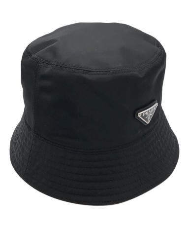 中古・古着通販】PRADA (プラダ) ReNylon 三角ロゴ バケットハット