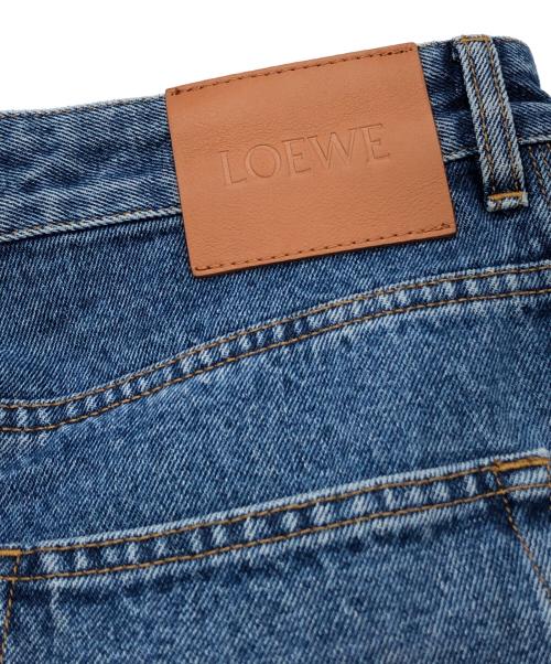 LOEWE（ロエベ）LOEWE (ロエベ) アナグラム バギー ジーンズ ブルー サイズ:48の古着・服飾アイテム