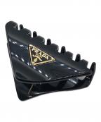 PRADAプラダ）の古着「クロウクリップ」｜ブラック