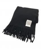 TOTEMトーテム）の古着「ウールマフラー」｜ブラック