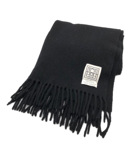 TOTEM（トーテム）TOTEM (トーテム) ウールマフラー ブラック サイズ:下記参照の古着・服飾アイテム
