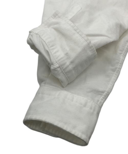 Porter Classic（ポータークラシック）Porter Classic (ポータークラシック) ROLL UP ORGANIC CORDUROY SHIRT ホワイト サイズ:Mの古着・服飾アイテム