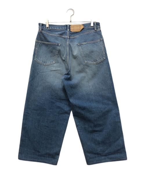 blurhms ROOTSTOCK（ブラームスルーツストック）blurhms ROOTSTOCK (ブラームスルーツストック) 13.5oz Denim Pants Wide -USED- インディゴ サイズ:3の古着・服飾アイテム