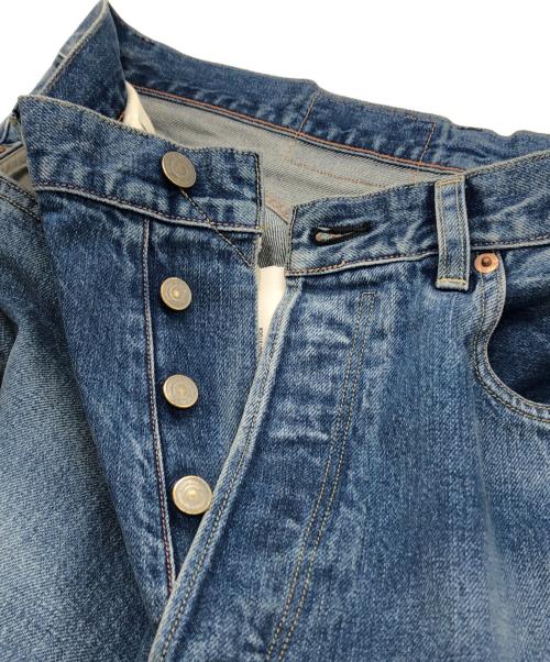 blurhms ROOTSTOCK（ブラームスルーツストック）blurhms ROOTSTOCK (ブラームスルーツストック) 13.5oz Denim Pants Wide -USED- インディゴ サイズ:3の古着・服飾アイテム