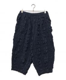 nest Robe（ネストローブ）の古着「ウールワイドパンツ」｜ネイビー