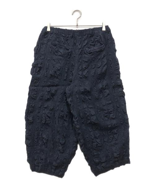 nest Robe（ネストローブ）nest Robe (ネストローブ) ウールワイドパンツ ネイビー サイズ:Fの古着・服飾アイテム