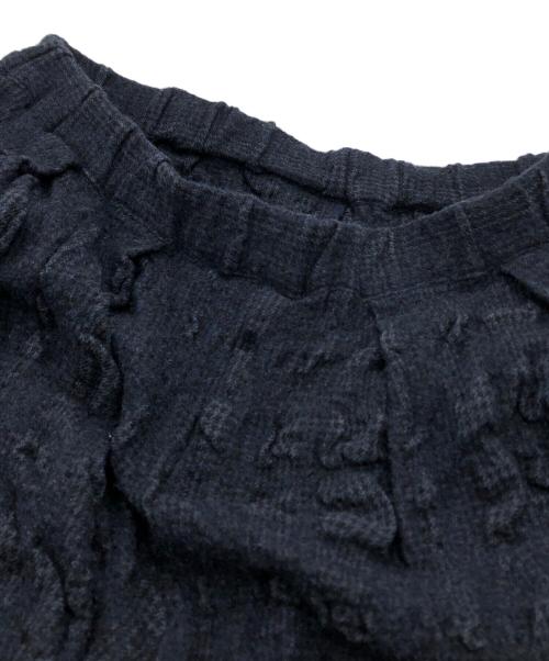 nest Robe（ネストローブ）nest Robe (ネストローブ) ウールワイドパンツ ネイビー サイズ:Fの古着・服飾アイテム