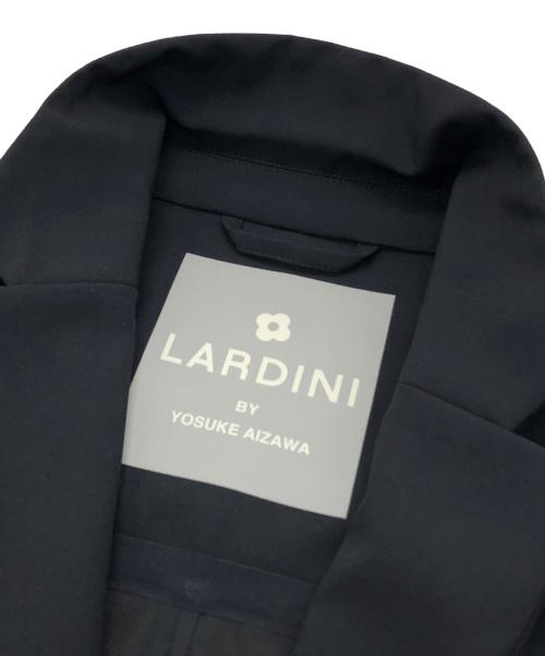 LARDINI（ラルディーニ）LARDINI (ラルディーニ) スナップ2Bテーラードナイロンジャケット ブラック サイズ:Sの古着・服飾アイテム