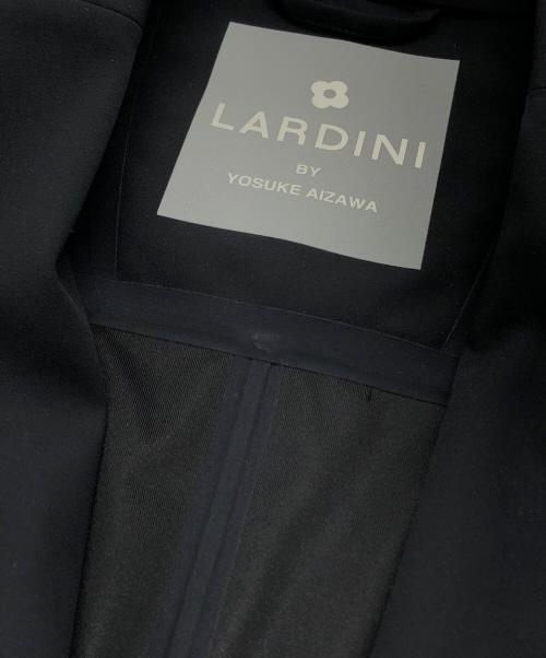 LARDINI（ラルディーニ）LARDINI (ラルディーニ) スナップ2Bテーラードナイロンジャケット ブラック サイズ:Sの古着・服飾アイテム