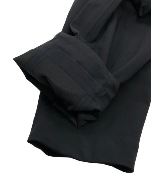 LARDINI（ラルディーニ）LARDINI (ラルディーニ) スナップ2Bテーラードナイロンジャケット ブラック サイズ:Sの古着・服飾アイテム