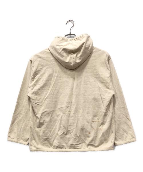 45R（フォーティファイブ・アール）45R (フォーティファイブ・アール) でこぼこ天竺の908フーディ ベージュ サイズ:★★の古着・服飾アイテム