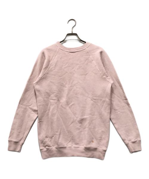 45R（フォーティファイブ・アール）45R (フォーティファイブ・アール) 富士アーチロゴプリント裏毛の908スウェット ピンク サイズ:★★の古着・服飾アイテム