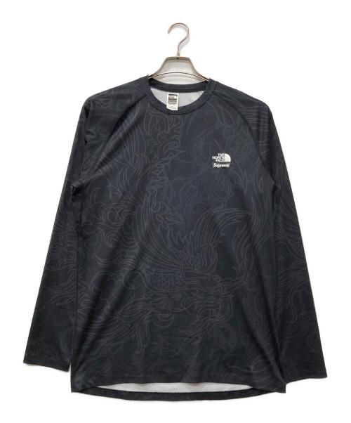 THE NORTH FACE（ザ ノース フェイス）THE NORTH FACE (ザ ノース フェイス) Supreme (シュプリーム) BaseLayer L/S Top ブラック サイズ:Lの古着・服飾アイテム