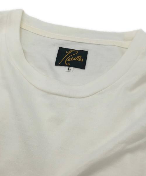 Needles（ニードルズ）Needles (ニードルズ) Crew Neck Short-Sleeve T-shirts ホワイト サイズ:Lの古着・服飾アイテム