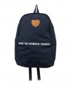 HUMAN MADEヒューマンメイド）の古着「COTTON CANVAS BACKPACK」｜ネイビー