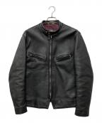 SCHOTT BROS.ショット）の古着「641XX 70'S SINGLE RIDERS JACKET」｜ブラック