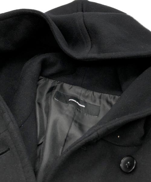 JOURNAL STANDARD（ジャーナルスタンダード）JOURNAL STANDARD (ジャーナルスタンダード) スーパー140ビーバーフードコート ブラック サイズ:36の古着・服飾アイテム