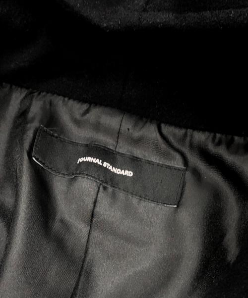 JOURNAL STANDARD（ジャーナルスタンダード）JOURNAL STANDARD (ジャーナルスタンダード) スーパー140ビーバーフードコート ブラック サイズ:36の古着・服飾アイテム