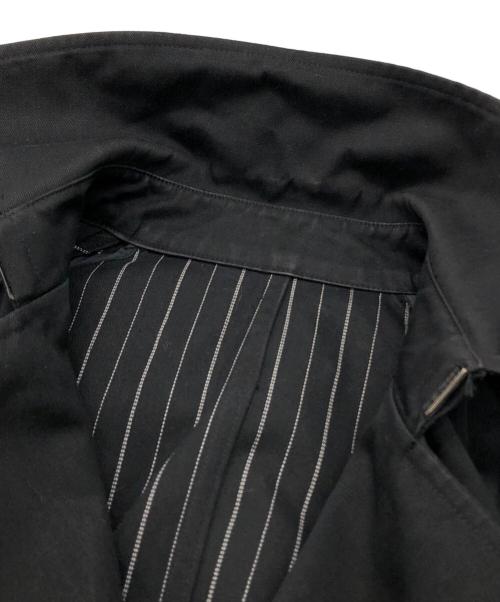 Jean Paul Gaultier FEMME（ジャンポールゴルチエ フェム）Jean Paul GAULTIER FEMME (ジャンポールゴルチエ フェム) デザインロングコート ブラック サイズ:40の古着・服飾アイテム