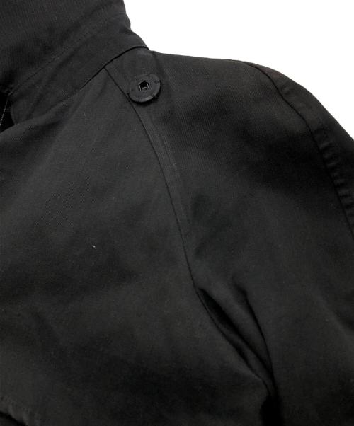 Jean Paul Gaultier FEMME（ジャンポールゴルチエ フェム）Jean Paul GAULTIER FEMME (ジャンポールゴルチエ フェム) デザインロングコート ブラック サイズ:40の古着・服飾アイテム