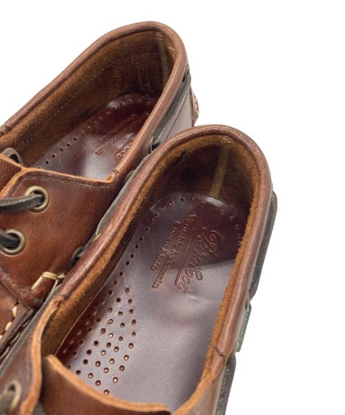 PARABOOT（パラブーツ）PARABOOT (パラブーツ) デッキシューズ ブラウン サイズ:3 1/2の古着・服飾アイテム