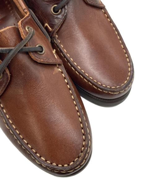 PARABOOT（パラブーツ）PARABOOT (パラブーツ) デッキシューズ ブラウン サイズ:3 1/2の古着・服飾アイテム