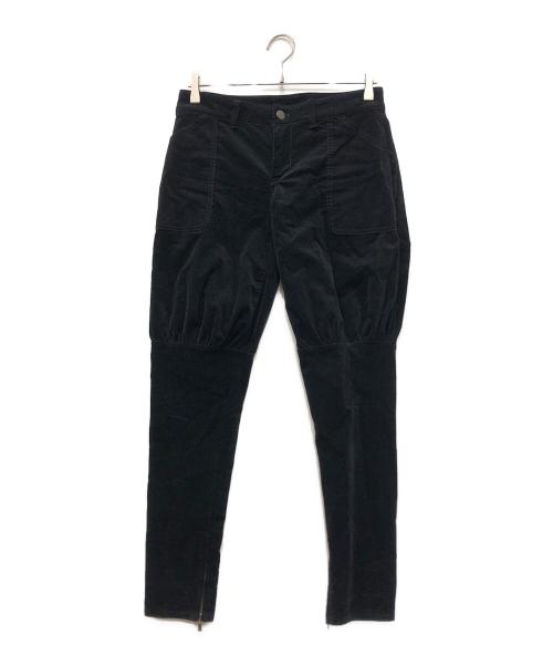 ALICE AUAA（アリスアウアア）ALICE AUAA (アリスアウアア) デザインパンツ ブラック サイズ:4の古着・服飾アイテム