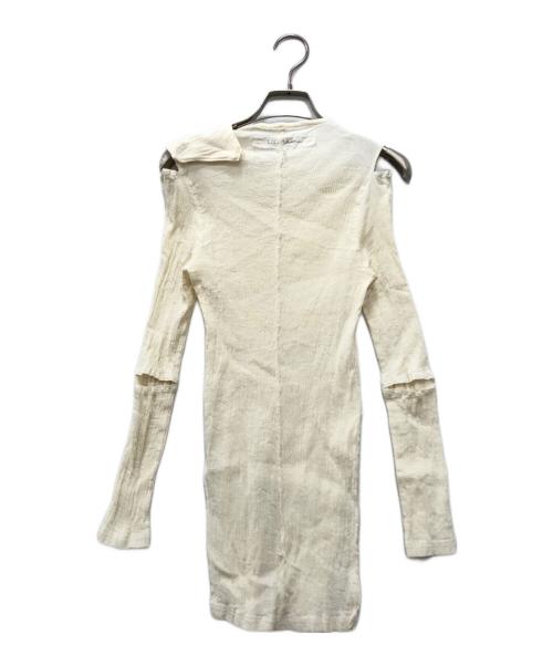 ALICE AUAA（アリスアウアア）Alice Auaa (アリスアウアア) デザインカットソー ホワイト サイズ:4の古着・服飾アイテム