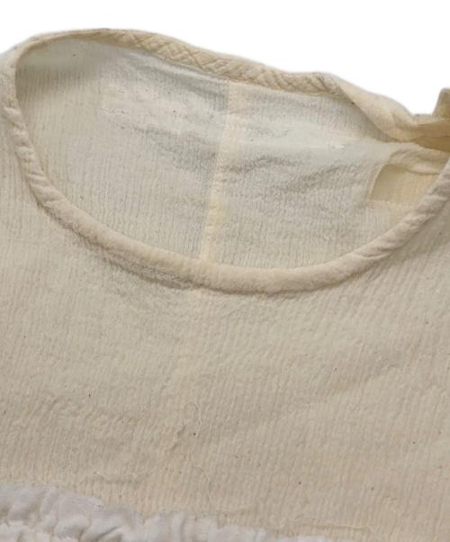 ALICE AUAA（アリスアウアア）Alice Auaa (アリスアウアア) デザインカットソー ホワイト サイズ:4の古着・服飾アイテム