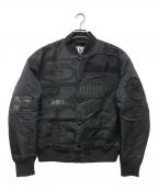 DIESELディーゼル）の古着「j bulc patch ボンバージャケット」｜ブラック