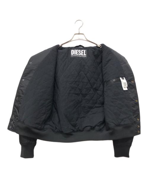 DIESEL（ディーゼル）DIESEL (ディーゼル) j bulc patch ボンバージャケット ブラック サイズ:Sの古着・服飾アイテム