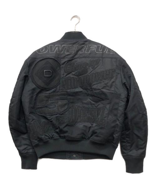 DIESEL（ディーゼル）DIESEL (ディーゼル) j bulc patch ボンバージャケット ブラック サイズ:Sの古着・服飾アイテム