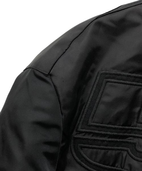 DIESEL（ディーゼル）DIESEL (ディーゼル) j bulc patch ボンバージャケット ブラック サイズ:Sの古着・服飾アイテム