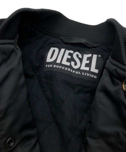 DIESEL（ディーゼル）DIESEL (ディーゼル) j bulc patch ボンバージャケット ブラック サイズ:Sの古着・服飾アイテム