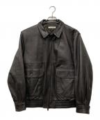 JOURNAL STANDARDジャーナルスタンダード）の古着「ラム ダッド レザーブルゾン」｜ブラウン