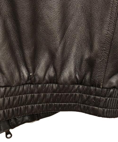 JOURNAL STANDARD（ジャーナルスタンダード）JOURNAL STANDARD (ジャーナルスタンダード) ラム ダッド レザーブルゾン ブラウン サイズ:Mの古着・服飾アイテム