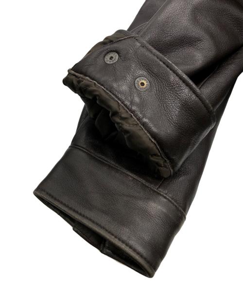 JOURNAL STANDARD（ジャーナルスタンダード）JOURNAL STANDARD (ジャーナルスタンダード) ラム ダッド レザーブルゾン ブラウン サイズ:Mの古着・服飾アイテム