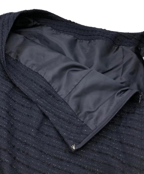 Rifanne（リファンネ）RIfanne (リファンネ) ツイードセットアップ ネイビー サイズ:13の古着・服飾アイテム