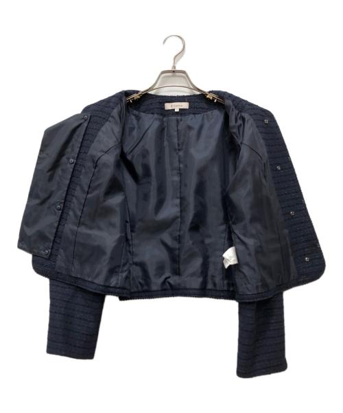 Rifanne（リファンネ）RIfanne (リファンネ) ツイードセットアップ ネイビー サイズ:13の古着・服飾アイテム