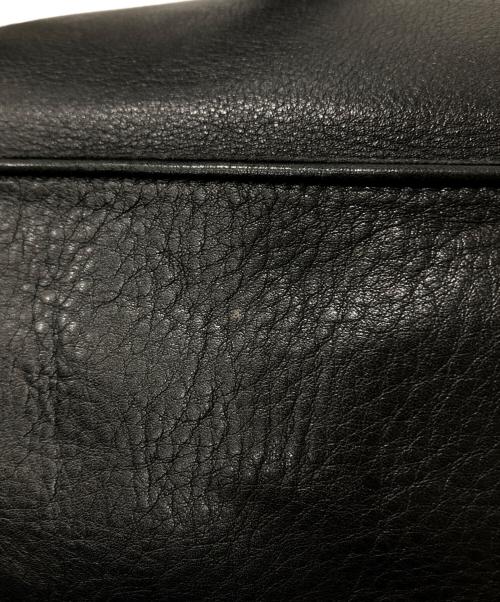 Vivienne Westwood（ヴィヴィアンウエストウッド）Vivienne Westwood (ヴィヴィアンウエストウッド) ミニオーブ金具 レザーショルダーバッグ ブラックの古着・服飾アイテム