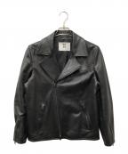 MOLECモレク）の古着「レザージャケット」｜ブラック