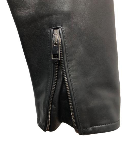 MOLEC（モレク）MOLEC (モレク) レザージャケット ブラック サイズ:46の古着・服飾アイテム