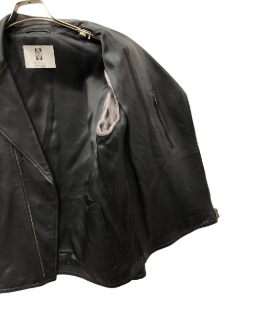 MOLEC（モレク）MOLEC (モレク) レザージャケット ブラック サイズ:46の古着・服飾アイテム