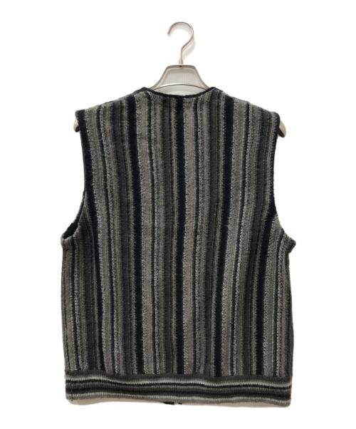 SUPREME（シュプリーム）SUPREME (シュプリーム) Stripe Sweater VEST グリーン サイズ:Mの古着・服飾アイテム