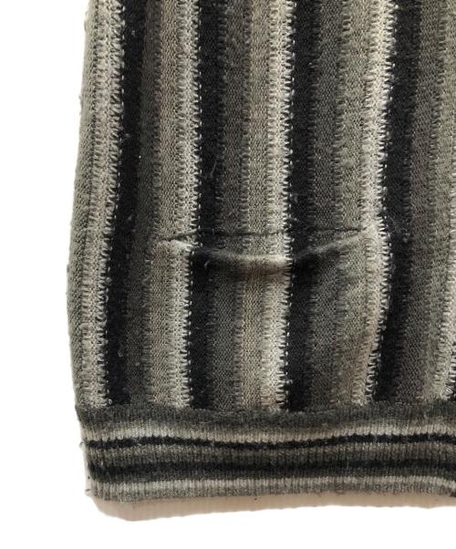 SUPREME（シュプリーム）SUPREME (シュプリーム) Stripe Sweater VEST グリーン サイズ:Mの古着・服飾アイテム