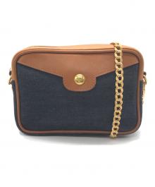 LONGCHAMP（ロンシャン）の古着「デニムショルダーバッグ」｜インディゴ