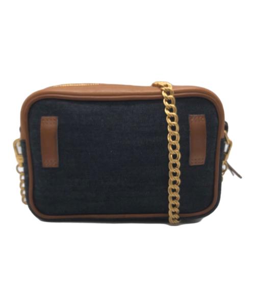 LONGCHAMP（ロンシャン）LONGCHAMP (ロンシャン) デニムショルダーバッグ インディゴの古着・服飾アイテム