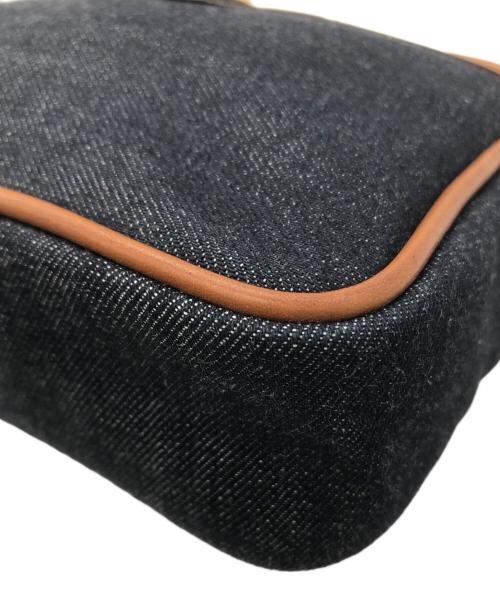 LONGCHAMP（ロンシャン）LONGCHAMP (ロンシャン) デニムショルダーバッグ インディゴの古着・服飾アイテム